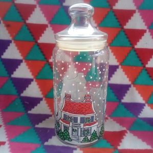 Dunkin' Donuts Glass Christmas Village Glass Canis